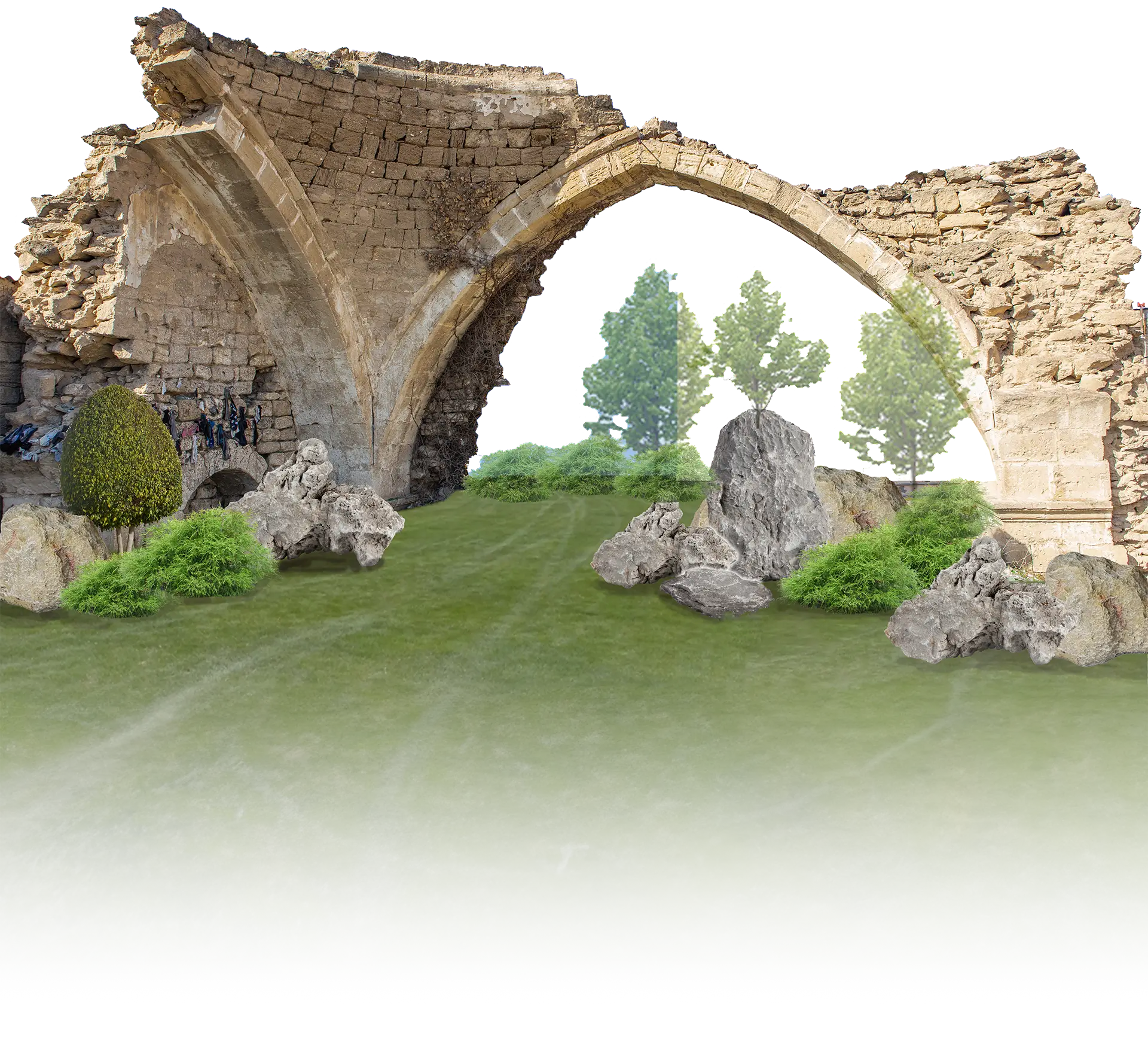 Remains of the Albanian Church.